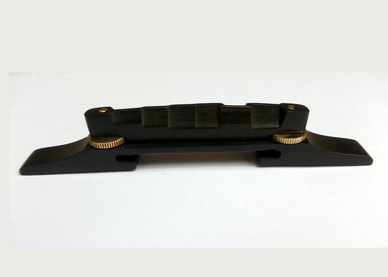Guitar Bridge Ebony Archtop with Golden Hardware Best Quality 6 string
